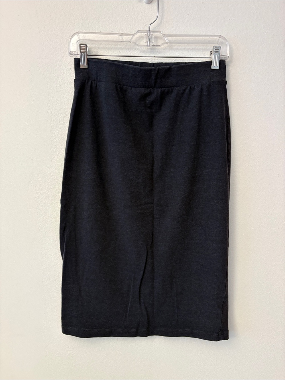 Zenana Outfitters Black Pencil Skirt - Classic Knit